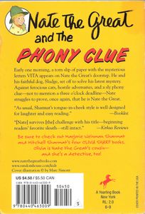 Nate The Great And The Phony Clue