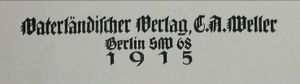 Vaterländischer Verlag, C.A.Weller