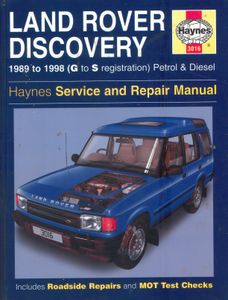 Land Rover Discovery 1989 to 1998 (G to S Registration) Petrol & Diesel