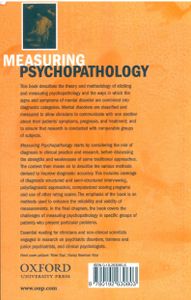 Measuring Psychopathology