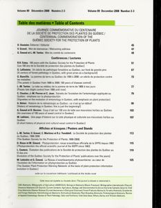 Phytoprotection. Volume 89 (2-3) 2008