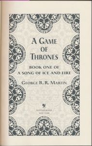 A Game of Thrones