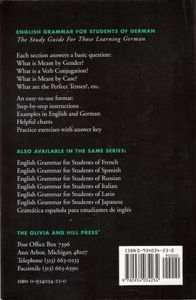 German Grammar for Students of German
