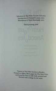 The Folio Book Of Humorous Anecdotes