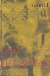 El Capital - Tomo III