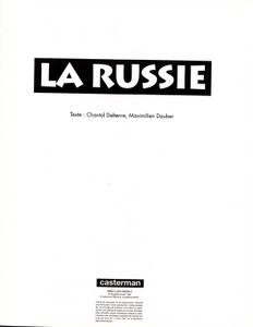 La Russie - Les Carnets De Route De Tintin