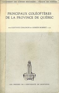 Principaux coléoptères de la province de Québec