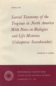 Larval Taxonomy of the Troginae in North America with Notes on Biologies and Life Histories (Coleoptera: Scarabaeidae)