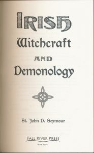 Irish Witchcraft and Demonology