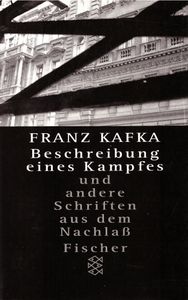 Beschreibung eines Kampfes und andere Schriften aus dem Nachlaß