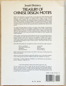 Treasury of Chinese Design Motifs