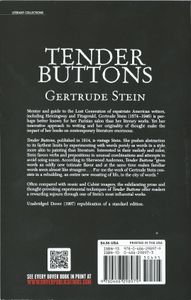Tender Buttons