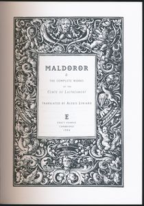 Maldoror & the Complete Works of Comte de Lautréamont