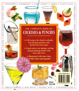 The Complete Book of Cocktails & Punches: A Connoisseur's Guide to Classic and Alcohol-Free Beverages