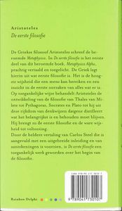 De eerste filosofie