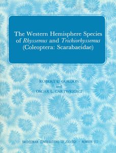 The Western Hemisphere Species Of Rhyssemus And Trichiorhyssemus (Coleoptera: Scarabaeidae)