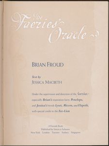 The Faeries' Oracle