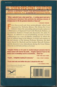 The Seven-Per-Cent Solution: Being a Reprint from the Reminiscences of John H. Watson, M.D.
