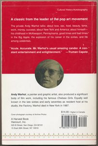 THE Philosophy of Andy Warhol (From A to B and Back Again)