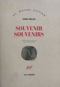 Souvenirs Souvenirs