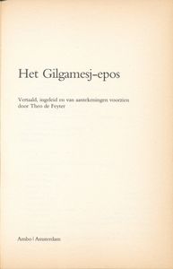 Het Gilgamesj-epos