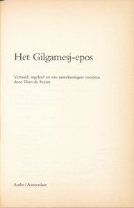 Het Gilgamesj-epos