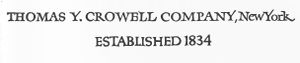 Thomas Y. Crowell Company