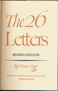 The 26 Letters, Revised Edition