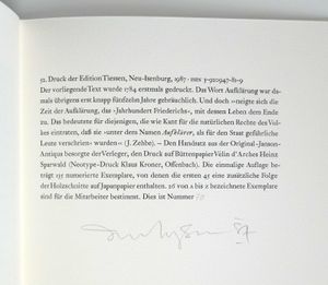 Sapere Aude! - Beantwortung der Frage: Was ist Aufklärung?