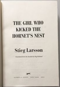 The Girl Who Kicked the Hornet's Nest