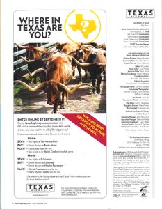 Texas Highways (September 2014)