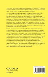 Authenticity and the Cultural Politics of Work: New Forms of Informal Control
