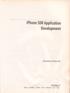 iPhone SDK Application Development