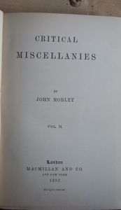 Critical Miscellanies, Vol. II