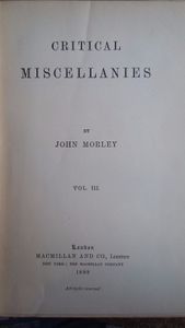 Critical Miscellanies, Vol. III