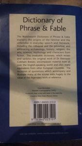 Dictionary of Phrase & Fable