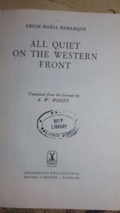 All Quiet On The Western Front