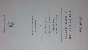Hedda Gabler And Other Plays