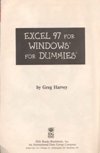 Excel 97 Для Windows Для "Чайников"
