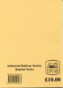 Industrial Locomotives of the North Riding of Yorkshire. Pocket Book K