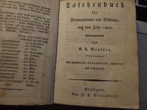 Taschenbuch für Frauenzimmer von Bildung auf das Jahr 1800