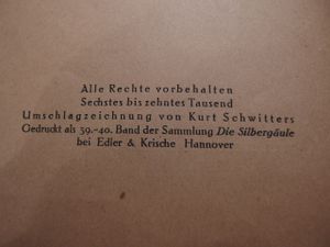 Anna Blume. Dichtungen