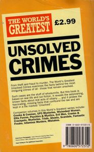 The World's Greatest Unsolved Crimes