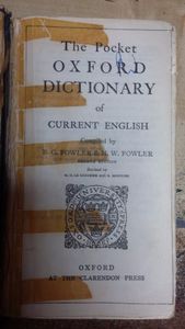 The Pocket Oxford Dictionary of Current English