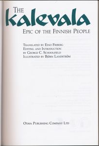 The Kalevala, Epic of the Finnish People