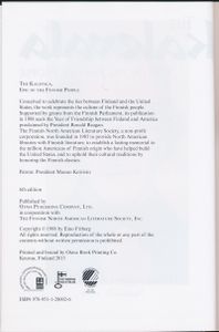 The Kalevala, Epic of the Finnish People