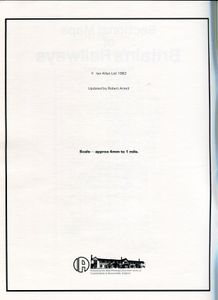 Sectional Maps of Britain's Railways As at January 1982
