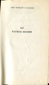 Father Brown; Selected Stories