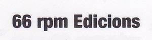 66 RPM Edicions