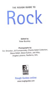 The Rough Guide to Rock